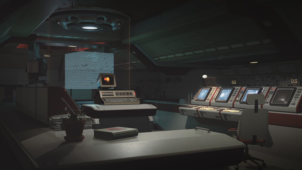 Cognition Method screenshot of a station control room with analog consoles